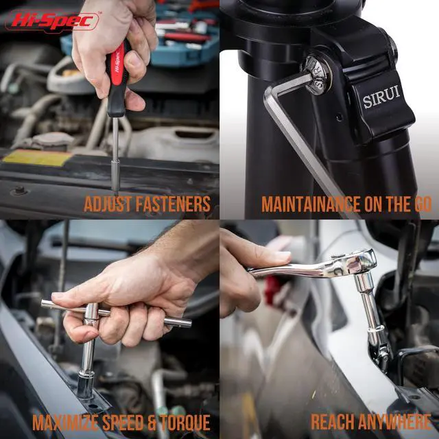 Alt view image 13 of 14 - 67Pc Metric Auto Mechanic Tool Set, Motorcycle & Car Tool Kit, Auto Repair with Pliers, Screwdriver Set, Socket Kit & Tool Box Storage Case for Cars, Trucks, Boats RVs & Jeeps