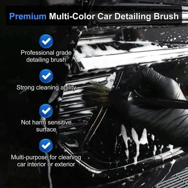 Alt view image 14 of 14 - 10PCS Car Detailing Cleaning Kit Interior Cleaner, Car Detailing Brushes, Car Duster, Car Cleaning Gel, Microfiber Cleaning Cloth, Car Accessories Essentials Supplies Tools for Auto,Truck, Interior