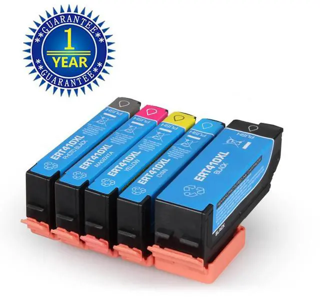 Alt view image 8 of 14 - 410XL Ink Cartridge Replacement for Epson 410XL 410 XL T410XL Ink Cartridge for Epson Expression XP-7100 XP-830 XP-640 XP-530 XP-630 XP-635 Printer 5 Pack