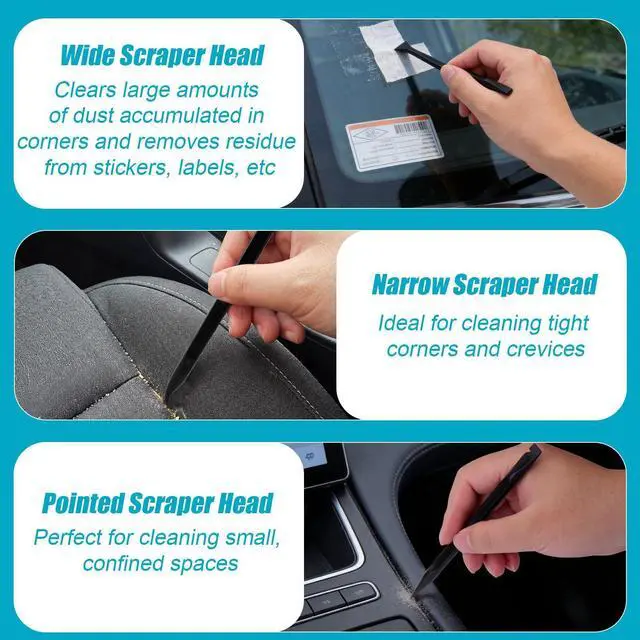 Alt view image 11 of 14 - Car Detailing Kit Interior,Car Cleaning Interior Cleaner Brush Kit Tool,Car Care Detail & Clean Supplies Accessories Kits,Suitable for Auto,SUV,Truck,Sedan,Dashboard,Panel,10 Pcs Tools Sets