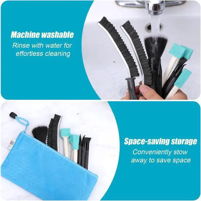 Alt view image 12 of 14 - Car Detailing Kit Interior,Car Cleaning Interior Cleaner Brush Kit Tool,Car Care Detail & Clean Supplies Accessories Kits,Suitable for Auto,SUV,Truck,Sedan,Dashboard,Panel,10 Pcs Tools Sets