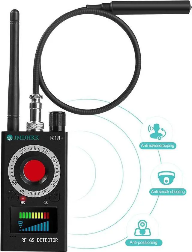 Alt view image 7 of 12 - Hidden Camera Detectors,Anti Spy Detector,Bug Detector,GPS Detector,RF Detector Scanner Device for GPS Tracker Listening Device Camera Finder