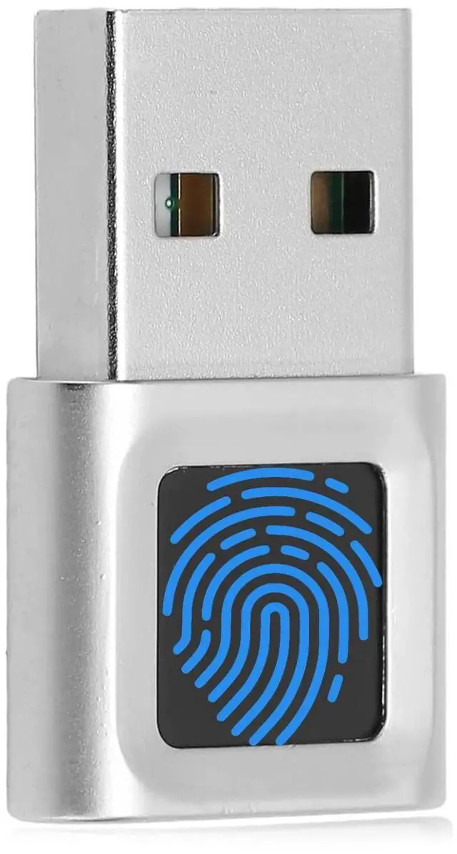 Alt view image 7 of 12 - USB Fingerprint Reader Mini Fingerprint Scanner PC Dongle Windows Hello Fingerprint Reader for PC Laptop 360 Degree Touch Speedy Matching Biometric Portable USB Fingerprint Logger for Windows 10/11