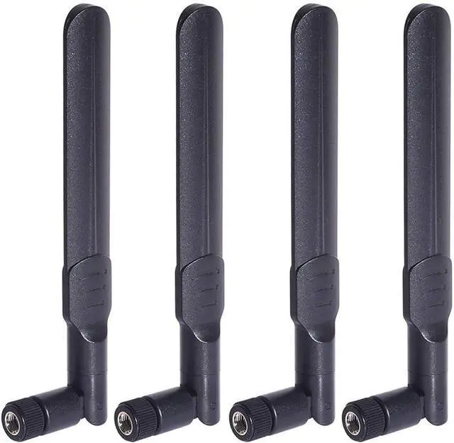 Alt view image 9 of 14 - Bingfu Dual Band WiFi 2.4GHz 5GHz 5.8GHz 8dBi MIMO RP-SMA Male Antenna (4-Pack) for WiFi Router Wireless Network Card USB Adapter Security IP Camera Video Surveillance Monitor