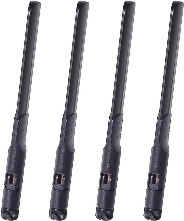Alt view image 11 of 14 - Bingfu Dual Band WiFi 2.4GHz 5GHz 5.8GHz 8dBi MIMO RP-SMA Male Antenna (4-Pack) for WiFi Router Wireless Network Card USB Adapter Security IP Camera Video Surveillance Monitor