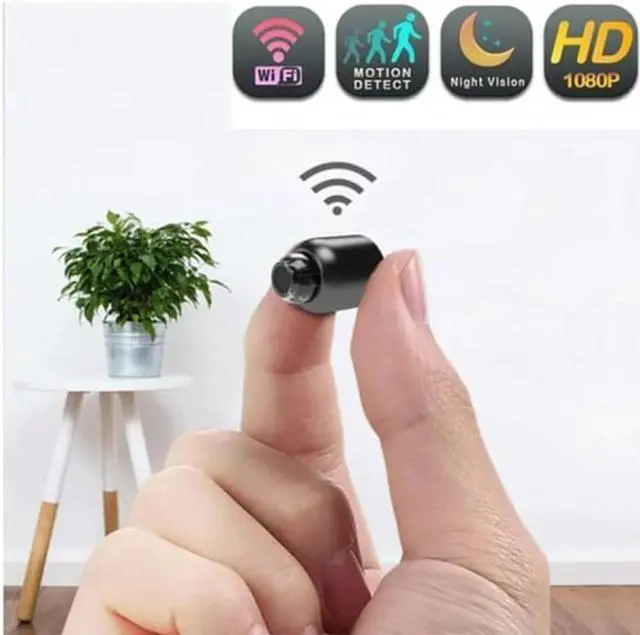 Alt view image 9 of 14 - Mini Wireless WiFi Camera 1080p Hd,Mini Camera,Hidden Camera for Home,Mini Camera with Audio and Video Recording for Home Office Store Warehouse (3pcs)