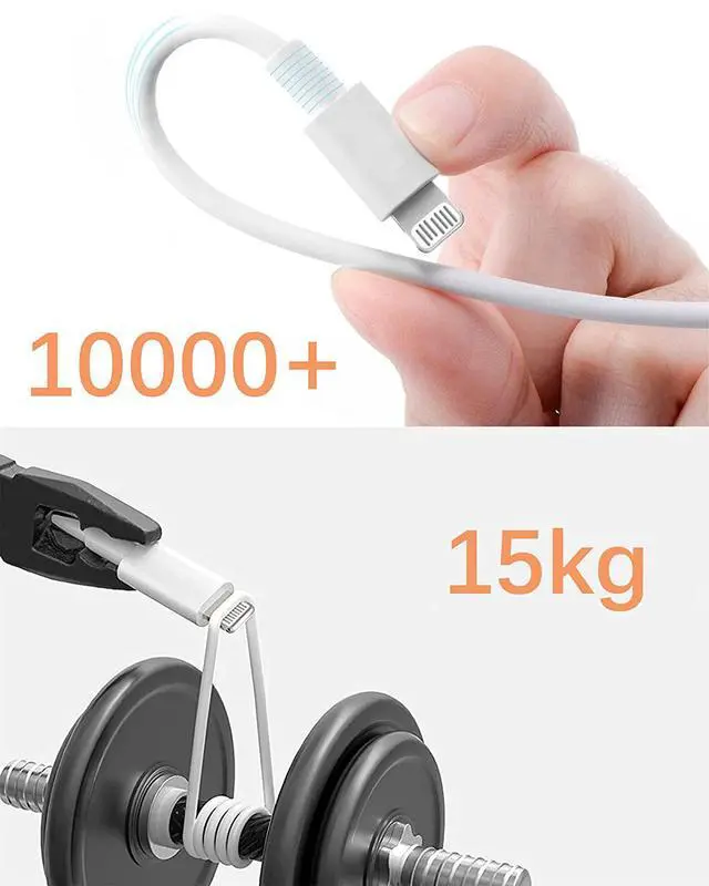 Alt view image 3 of 7 - isptewhie iPhone Charger Cord 2Pack 6ft Apple MFi Certified USB to Lightning Cables Fast Charging High Speed Data Sync USB Cable Compatible with iPhone iPad iPod AirPods