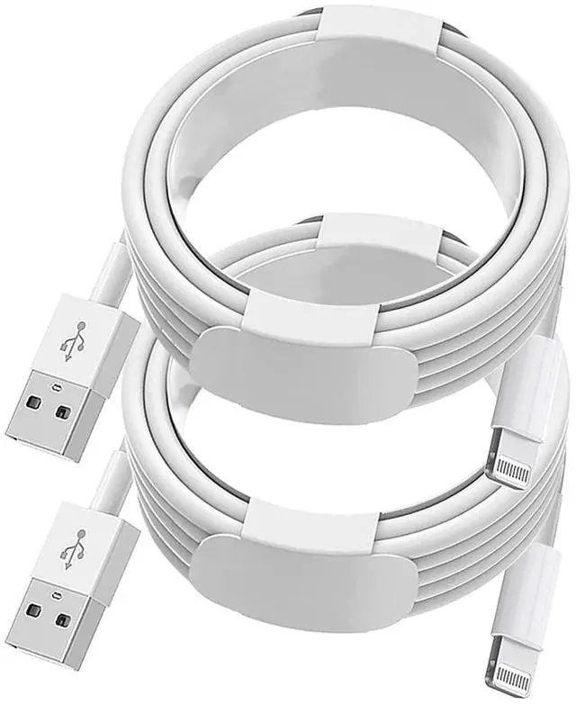 Main image of isptewhie iPhone Charger Cord 2Pack 6ft Apple MFi Certified USB to Lightning Cables Fast Charging High Speed Data Sync USB Cable Compatible with iPhone iPad iPod AirPods