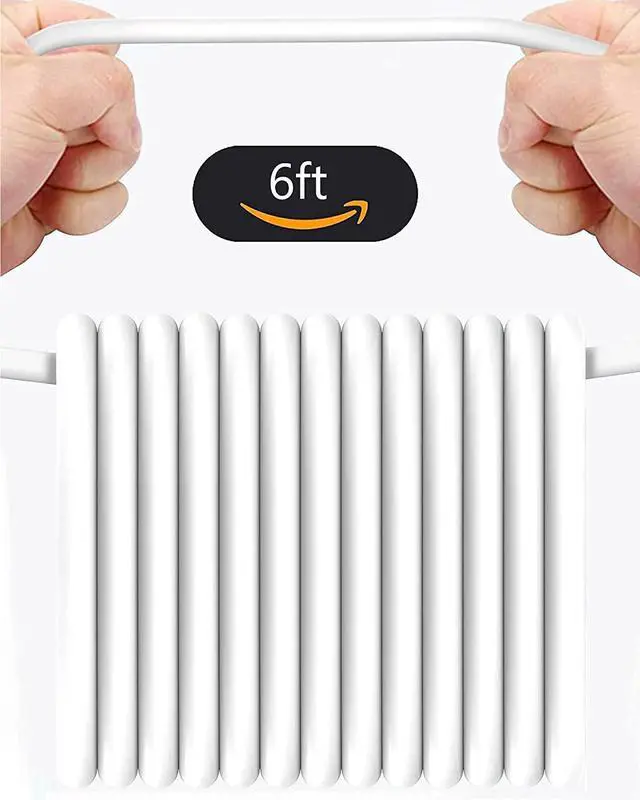 Alt view image 2 of 7 - isptewhie iPhone Charger Cord 2Pack 6ft Apple MFi Certified USB to Lightning Cables Fast Charging High Speed Data Sync USB Cable Compatible with iPhone iPad iPod AirPods