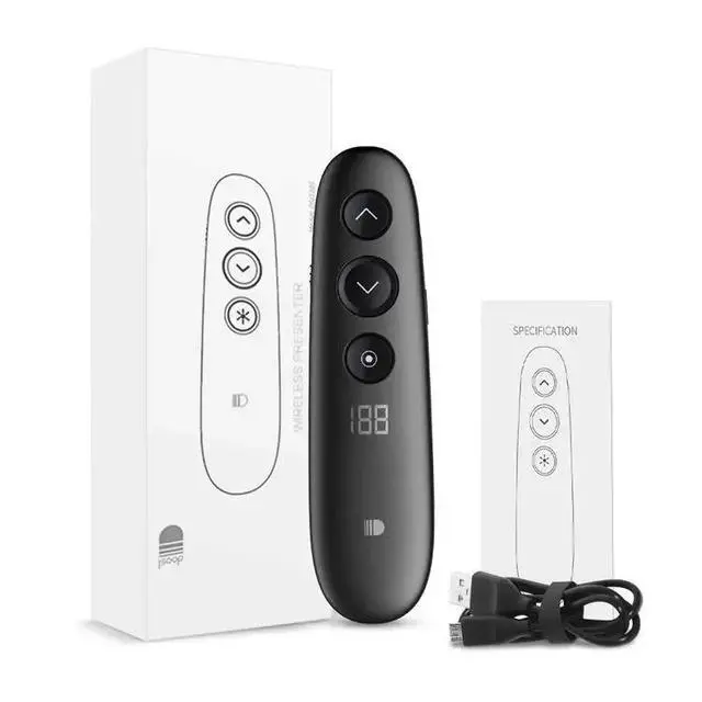 Alt view image 9 of 10 - Wireless Presenter Highlighting MagnifyMac Digital Pointer Air Mouse Function USB Rechargeable Presentation Clicker