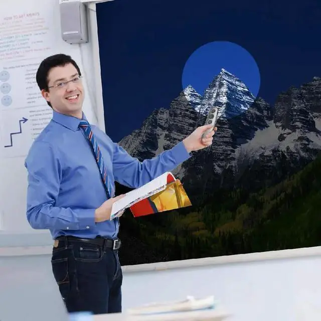 Alt view image 10 of 10 - Wireless Presenter Highlighting MagnifyMac Digital Pointer Air Mouse Function USB Rechargeable Presentation Clicker