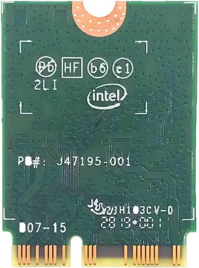Alt view image 7 of 10 - Dual Band Wireless AC 9560 for Intel 9560NGW 802.11ac NGFF: CNVI 2.4G/5G 2x2 WiFi Card Bluetooth 5.0 + Antennas