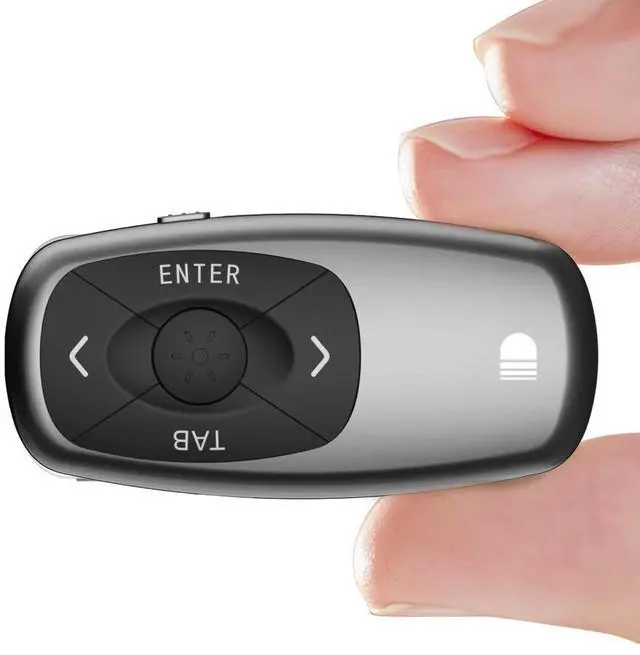 Alt view image 9 of 14 - Portable Mini Black Wireless Presenter Doosl Wireless Laser Presenter Rechargeable Powerpoint Presentation Remote Control Pen