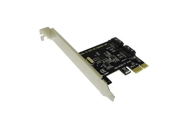 Alt view image 10 of 12 - PCIe to 2-Port SATA 3.0 Expansion Card, PCIe to SATA SSD Adapter Card, Hot Selling for Cross-Border