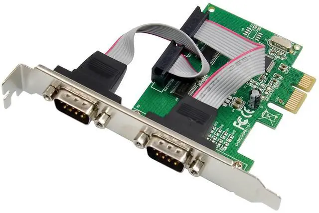 Alt view image 6 of 10 - DriverGenius 2-Port PCI Express PCIe RS232 Serial Host Controller Adapter Card - PCIe to Serial DB9 Compatiable with Windows & Linux