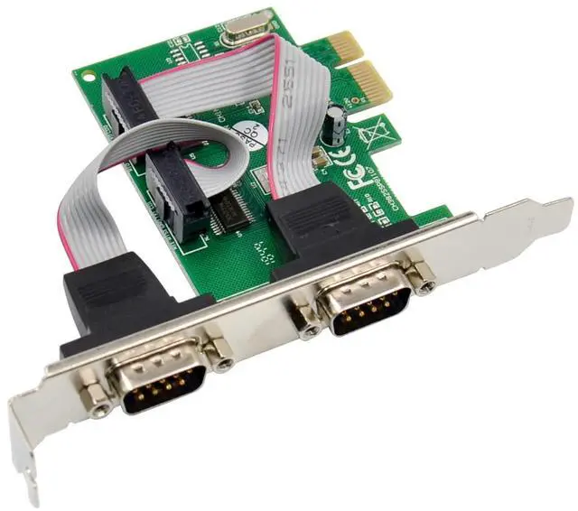 Alt view image 7 of 10 - DriverGenius 2-Port PCI Express PCIe RS232 Serial Host Controller Adapter Card - PCIe to Serial DB9 Compatiable with Windows & Linux