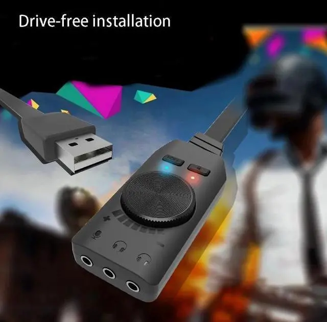 Alt view image 11 of 14 - 5.1CH Stereo Surround Sound Card PCIe Built-in 5.1 Channel 3D Sound Effect Sound Card for PC