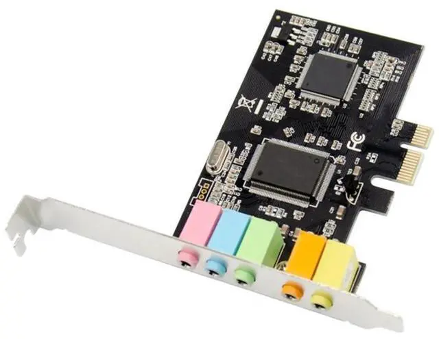 Alt view image 14 of 14 - 5.1CH Stereo Surround Sound Card PCIe Built-in 5.1 Channel 3D Sound Effect Sound Card for PC