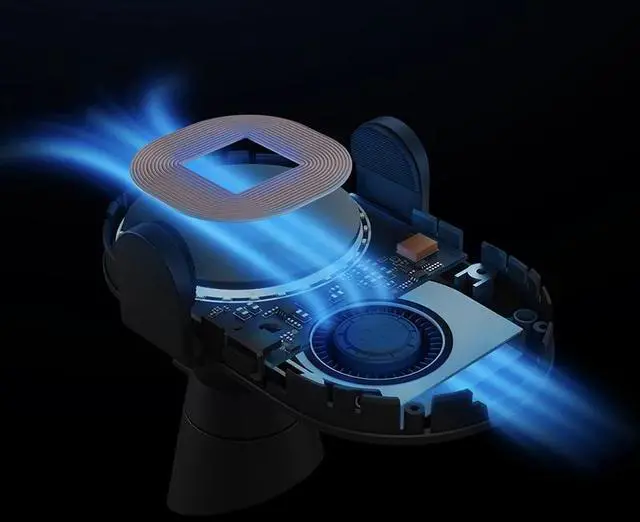 Alt view image 9 of 10 - Car Charger 20W Wireless Car Charger Max Electric Auto Pinch 2.5D Glass Ring Lit For Wireless Charging