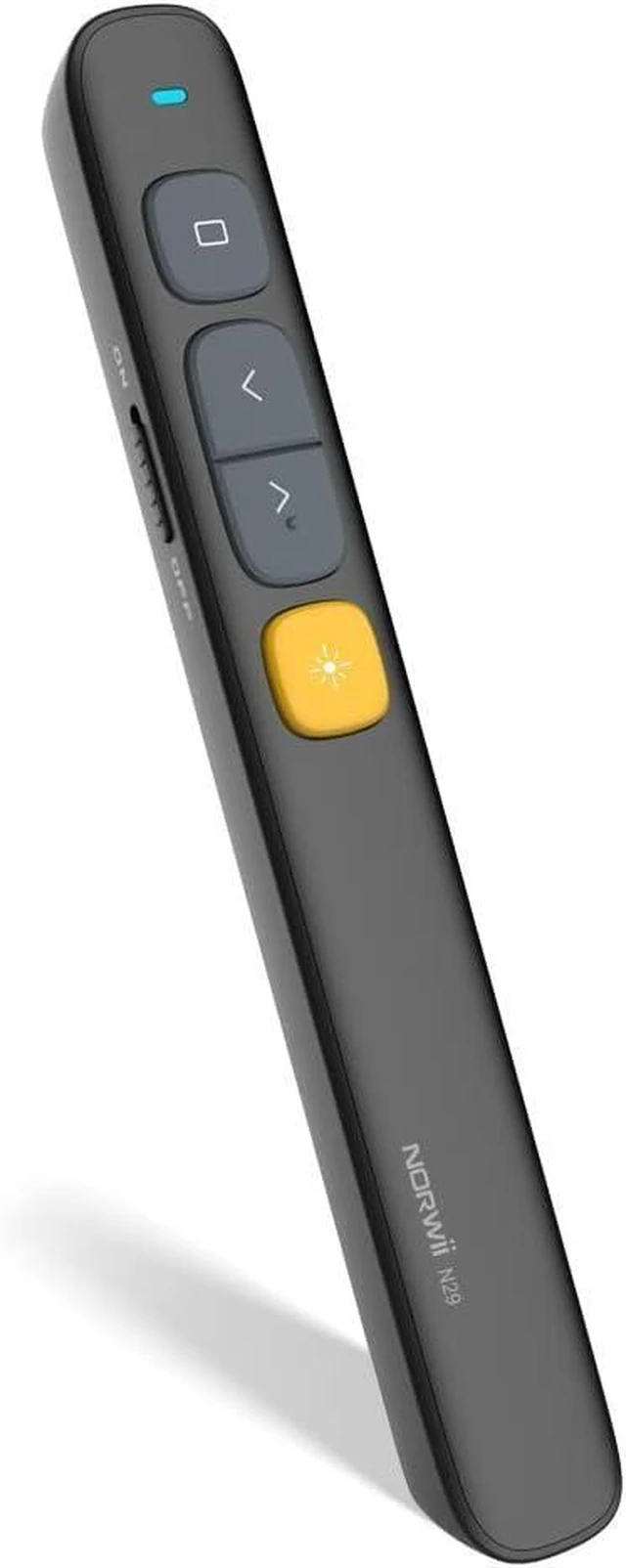 Main image of Wireless Presenter Remote with 300ft Long Range, 2.4GHz Presentation Clicker with Red Laser Pointer, Hyperlink & Volume Control, Rechargeable Slide Advancer for PPT & Slides