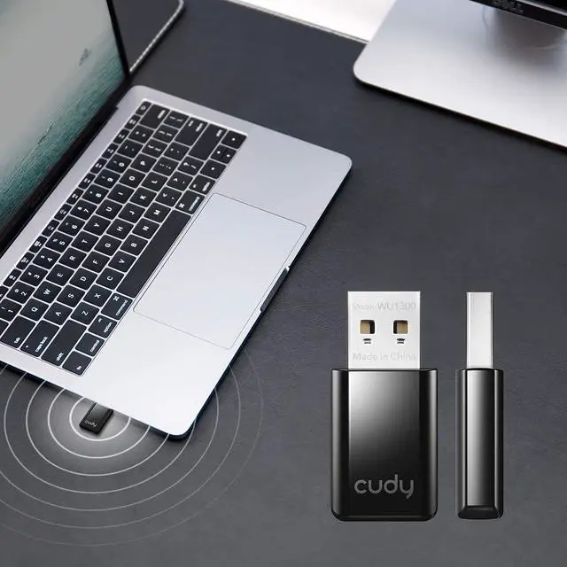 Alt view image 12 of 12 - Cudy WU1300 AC 1300Mbps WiFi USB Adapter for PC, USB 3.0, USB WiFi Dongle, 5Ghz /2.4Ghz, WiFi USB, USB Wireless Adapter for Desktop/Laptop, Compatible with Windows Vista /7/8/8.1/10, mac OS, Linux