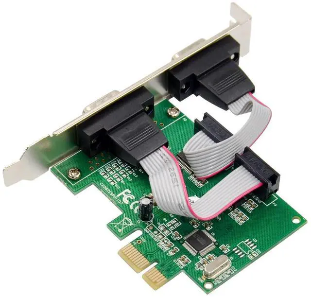 Alt view image 8 of 10 - DriverGenius 2-Port PCI Express PCIe RS232 Serial Host Controller Adapter Card - PCIe to Serial DB9 Compatiable with Windows & Linux