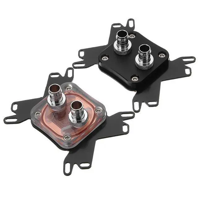 Alt view image 6 of 10 - Copper CPU Cooler Water Cooling Water Block for Intel LGA 1155 2011 AMD AM4 Computer Components Fans Cooling