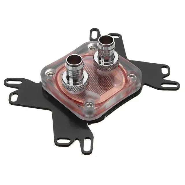 Alt view image 8 of 10 - Copper CPU Cooler Water Cooling Water Block for Intel LGA 1155 2011 AMD AM4 Computer Components Fans Cooling