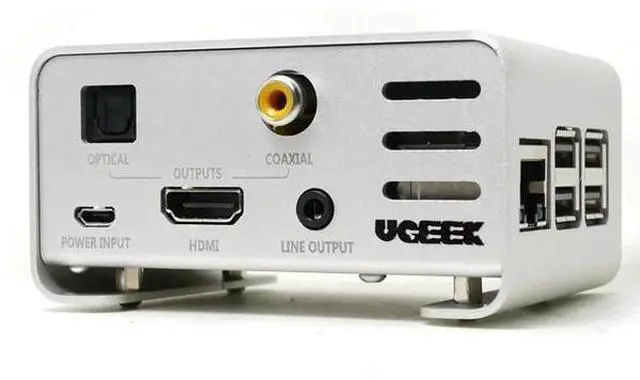 Alt view image 9 of 10 - AOIDE HIFI Digi Pro Digital Sound Card for Raspberry Pi 4B/3B+/3B/2B|Two Oscillators|I2S SPDIF Optical Fiber|44.1&48kHz|
