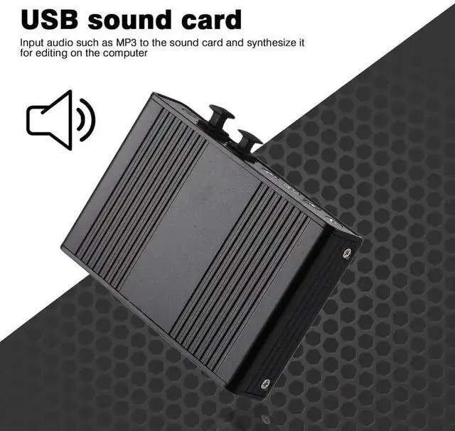 Alt view image 8 of 10 - USB Sound Card 6 Channel 5.1 Optical External Audio Card Converter for Laptop Desktop