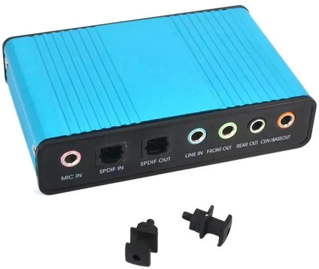 Main image of Card External Channel 5.1/7.1 Optical Audio USB Card 6 Channels USB For PC Laptop Speaker Audio Optical Adapter Card