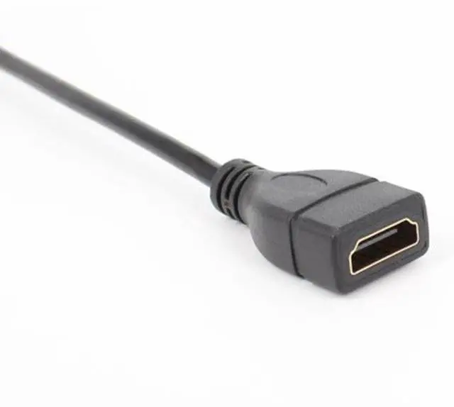 Alt view image 13 of 14 - Mini HDMI Male to HDMI Female Converter Adapter Cable Cord 1080P Mini HDMI to HDMI adaptor for Notebook computer
