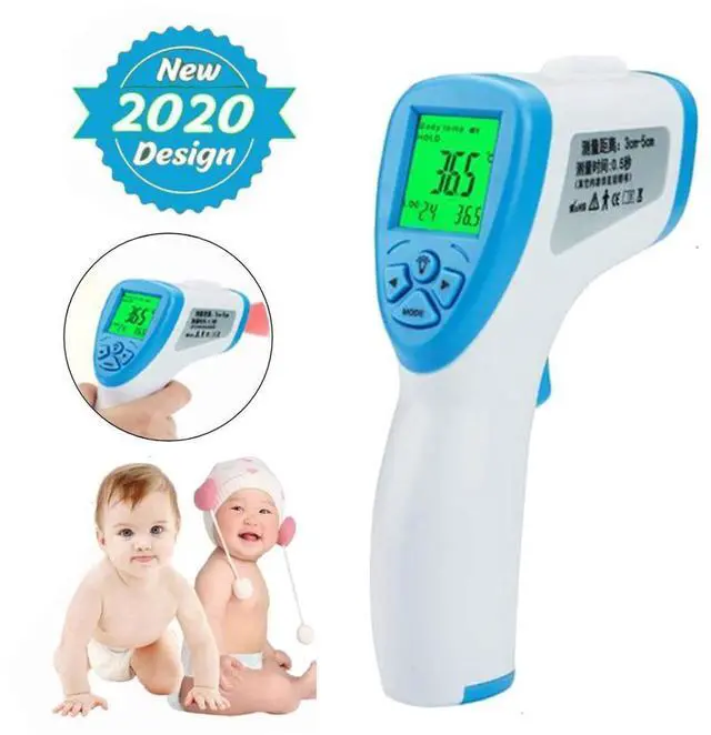 Alt view image 8 of 14 - Thermometer SUNPHOR Infrared Forehead Thermometer for Adult and Kids, Premium Non-Contact Medical Temperature Gun for Baby and Child, Digital No Touch Thermometer, LCD Fast Display