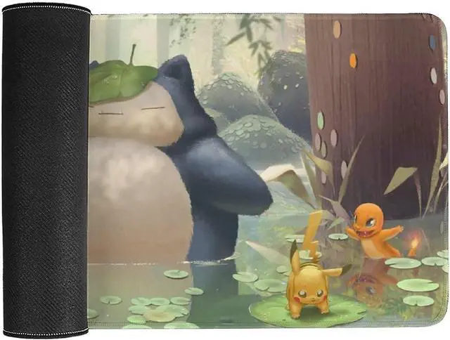 Alt view image 10 of 14 - Extended Gaming Anime Mouse pad Large Gaming Mousepad Desk Mat Waterproof Anti-Dirty Non Slip Stitched Edges Keyboard Mat Perfect for Video Games 60x30cm 24x12 inch Multi 23.6x11.8 inch