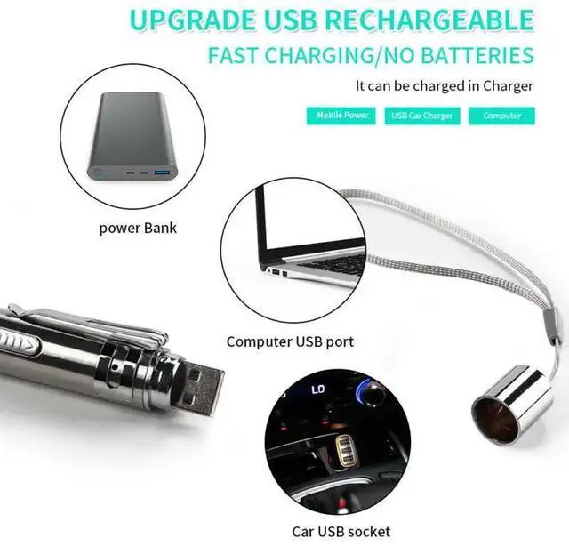 Alt view image 8 of 10 - 3 in 1 Laser Pointer Cat Pet Child Toys USB Rechargeable UV Torch Flashlight Mini Pet Training Dog Cat Pointer Teasing Pen