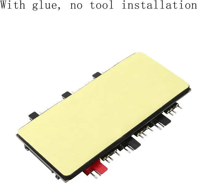 Alt view image 10 of 14 - 12V 4Pin PWM & 5V 3Pin ARGB with SATA 15Pin Power 2-in-1 Hub 6 Way Sync CPU Cooling Fan Addressable RGB Lighting PCB Splitter for Extended Motherboard Interface -Black