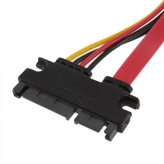 Alt view image 12 of 14 - 22Pin SATA Cable Male to Female 7+15 Pin Serial ATA SATA Data Power Combo Extension Cable Connector Conterver