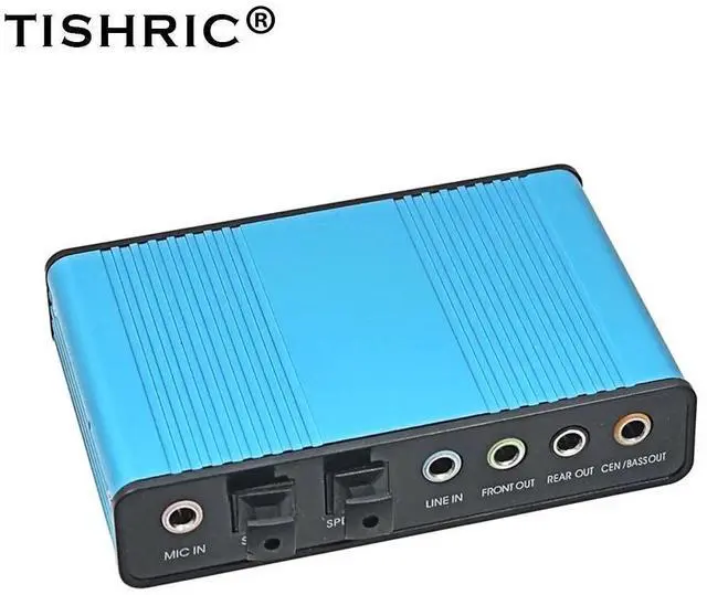Alt view image 12 of 14 - Professional External USB 5.1 Sound Card to 3.5mm Jack Stereo Mic Line in Spdif Audio Adapter For Mac PC Computer Laptop