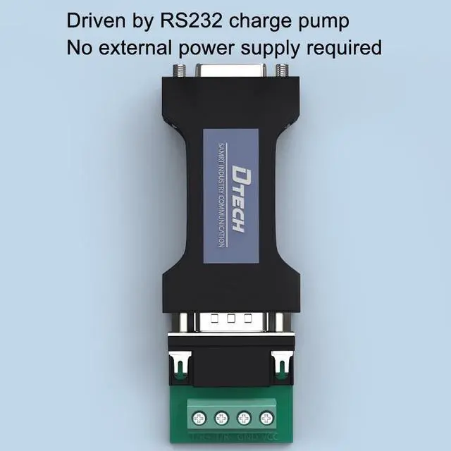 Alt view image 12 of 12 - DTECH DT-9000 Passive Bidirectional RS232 To RS485 Serial Communication Protocol Module Converter