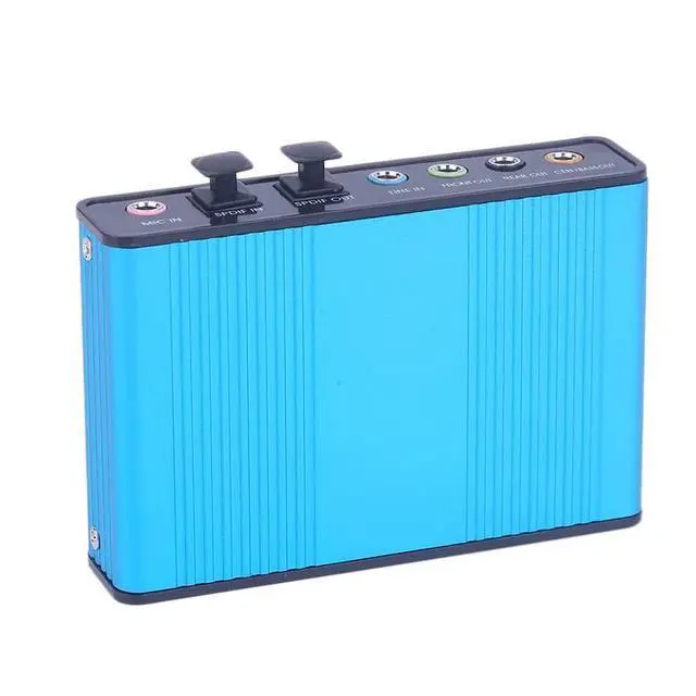 Alt view image 3 of 7 - USB 6 Channel 5.1 / 7.1 Surround Sound Card PC Laptop Desktop Tablet Audio Optical Adapter Card Converter