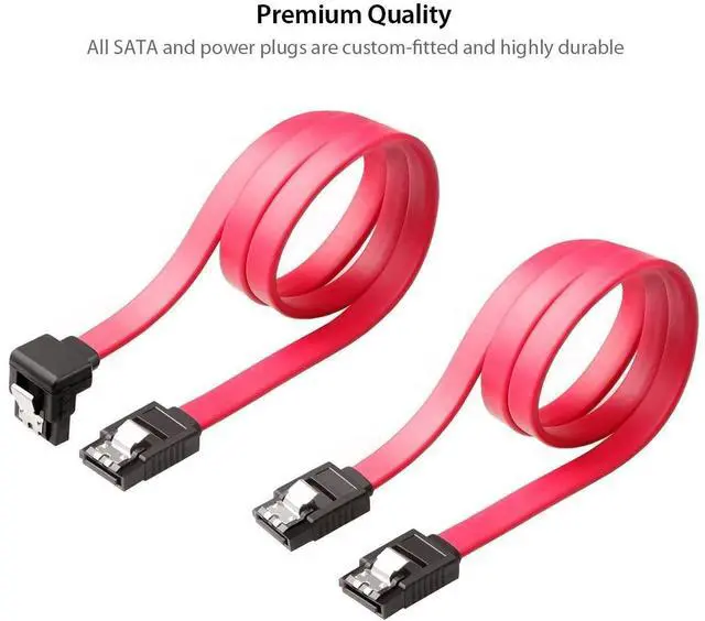 Alt view image 10 of 12 - SATA Cable, SATA Data Cable and SATA Power Splitter Cable