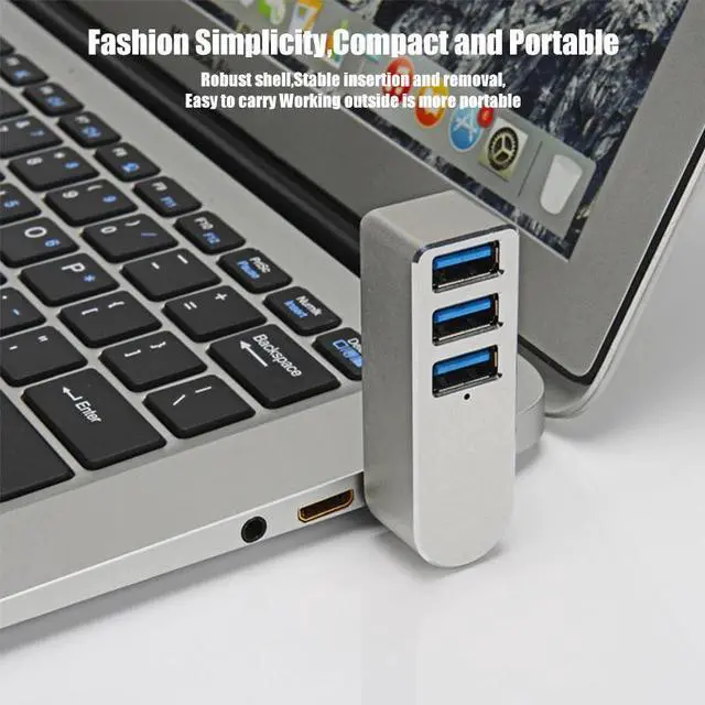 Alt view image 8 of 10 - 3 in 1 Wireless USB 3.0 Hub For Laptop Adapter PC Computer USB Charging Hub Notebook Splitter Support Macbook Dell HP