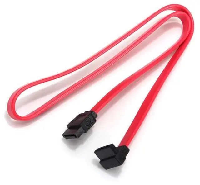 Alt view image 9 of 10 - Quality 2PCS 50cm 7 Pin SATA Right Angle to Straight DATA Hard Disk Drive HD Cable Connector 1.5Gbps