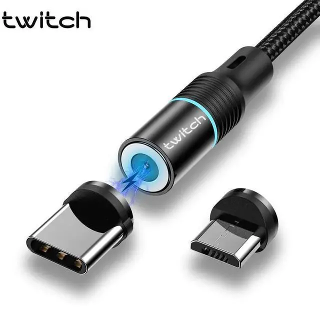 Alt view image 6 of 10 - Magnetic USB Cable 1m/2m /3m Fast Charging USB Type C Cable Magnet Charger Charge Micro USB Cable Mole Phone Cable