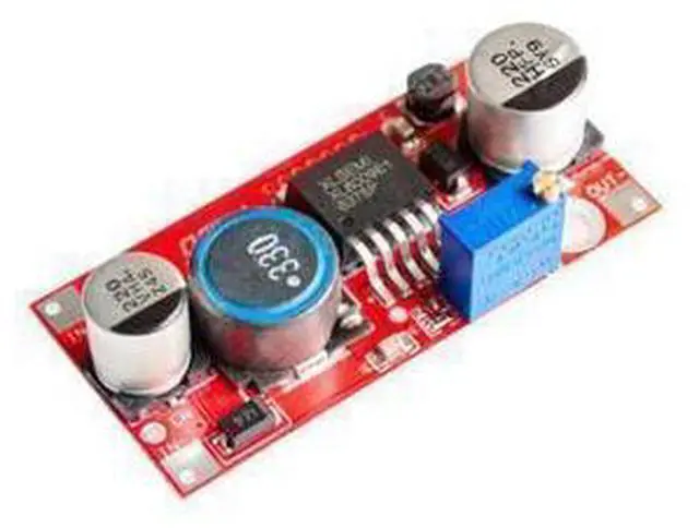 Alt view image 4 of 6 - Boost Buck DC-DC Adjustable Step Up Down Converter XL6009 Power Supply Module 20W 5-32V to 1.2-35V(Red)