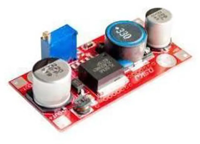 Alt view image 5 of 6 - Boost Buck DC-DC Adjustable Step Up Down Converter XL6009 Power Supply Module 20W 5-32V to 1.2-35V(Red)