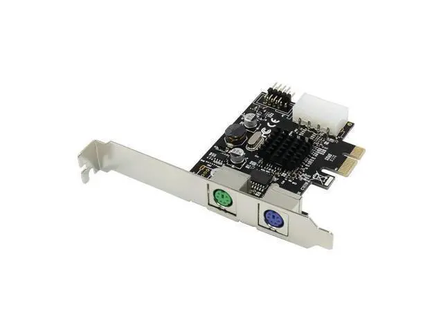Alt view image 8 of 14 - PCI-E to PS/2 Adapter Card, PCIe PS/2 Round Port Keyboard Mouse Expansion Card, Plug & Play No Driver Required, MCS9990