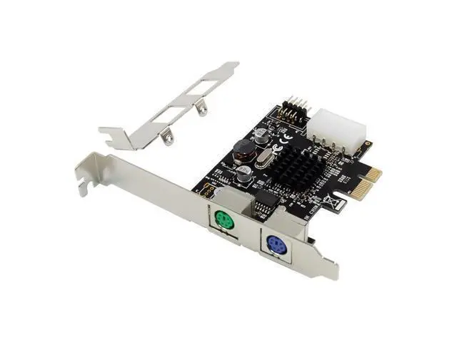 Alt view image 10 of 14 - PCI-E to PS/2 Adapter Card, PCIe PS/2 Round Port Keyboard Mouse Expansion Card, Plug & Play No Driver Required, MCS9990