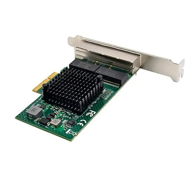 Alt view image 11 of 12 - Quad-Port PCIe Gigabit Ethernet Server Adapter with NetXtreme(r) BCM5719 Chipset PCI Express 1000M Network LAN Card for Windows Server Linux Ubuntu VMware (BCM5719-4P)