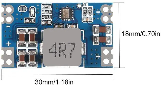 Alt view image 11 of 14 - 10PCS High Efficiency Output 3.3V 5V 9V 12V 5A Mini560 Step Down DC-DC Converter Voltage Regulator Buck Stabilized Power Supply Module (Output 3.3V)